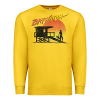 Lemon baywatch lifeguard sunset t shirt Premium Sweatshirt - linhVisuals