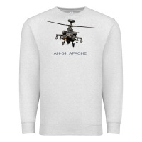 Oatmeal Heather ah 64 apache longbow helicopter t shirt t shirt Premium Sweatshirt - linhVisuals