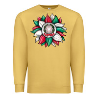 Antique Gold sunflower i̇talian flag Premium Sweatshirt - JahusDesignShop