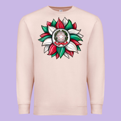 Sunflower İtalian Flag Premium Sweatshirt Designed By Jahusdesignshop