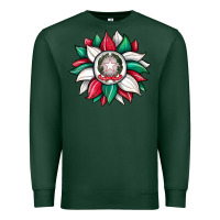 Sports Green sunflower i̇talian flag Premium Sweatshirt - JahusDesignShop