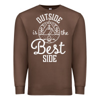 Chestnut outside is the best side for outdoor campers and hikers t shirt Premium Sweatshirt - linhVisuals