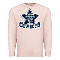 Pale Pink the cowboys football Premium Sweatshirt - linhVisuals