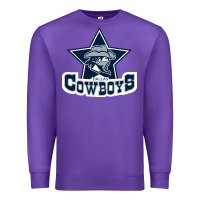 Purple the cowboys football Premium Sweatshirt - linhVisuals