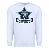 White the cowboys football Premium Sweatshirt - linhVisuals