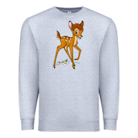 Heather Grey bambi Premium Sweatshirt - linhVisuals