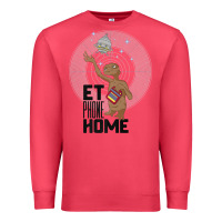 Cardinal e.t. phone home spaceship flying away premium t shirt Premium Sweatshirt - linhVisuals
