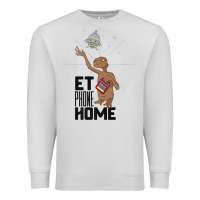 E.t. Phone Home Spaceship Flying Away Premium T Shirt Premium Sweatshirt | Teevron
