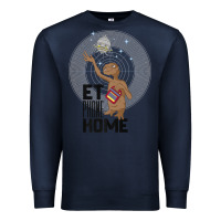 Navy e.t. phone home spaceship flying away premium t shirt Premium Sweatshirt - linhVisuals