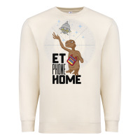 Sandshell e.t. phone home spaceship flying away premium t shirt Premium Sweatshirt - linhVisuals