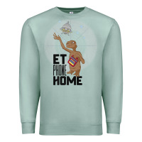 Seafoam e.t. phone home spaceship flying away premium t shirt Premium Sweatshirt - linhVisuals