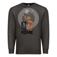Smoke e.t. phone home spaceship flying away premium t shirt Premium Sweatshirt - linhVisuals
