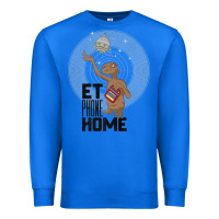 True Royal e.t. phone home spaceship flying away premium t shirt Premium Sweatshirt - linhVisuals