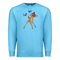 Ocean Blue bambi Premium Sweatshirt - linhVisuals