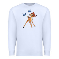 White bambi Premium Sweatshirt - linhVisuals
