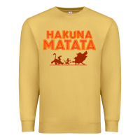Antique Gold lion king hakuna matata Premium Sweatshirt - linhVisuals