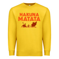Lemon lion king hakuna matata Premium Sweatshirt - linhVisuals