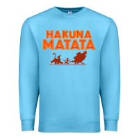 Ocean Blue lion king hakuna matata Premium Sweatshirt - linhVisuals