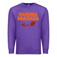 Purple lion king hakuna matata Premium Sweatshirt - linhVisuals