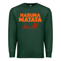 Sports Green lion king hakuna matata Premium Sweatshirt - linhVisuals