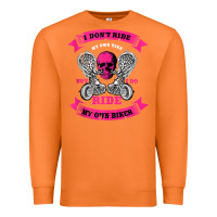 Carrot biker gear motorcycle gifts biker chick i ride my biker tank top Premium Sweatshirt - linhVisuals