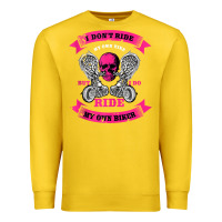 Lemon biker gear motorcycle gifts biker chick i ride my biker tank top Premium Sweatshirt - linhVisuals