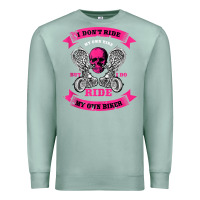 Seafoam biker gear motorcycle gifts biker chick i ride my biker tank top Premium Sweatshirt - linhVisuals
