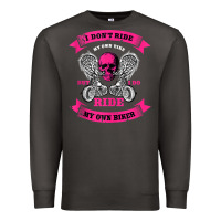 Smoke biker gear motorcycle gifts biker chick i ride my biker tank top Premium Sweatshirt - linhVisuals