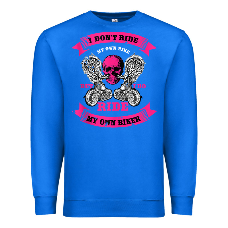 Biker Gear Motorcycle Gifts Biker Chick I Ride My Biker Tank Top Premium Sweatshirt by linhVisuals | Teevron