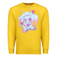 Lemon bunny pastel goth voodoo doll t shirt Premium Sweatshirt - linhVisuals
