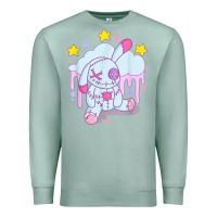 Seafoam bunny pastel goth voodoo doll t shirt Premium Sweatshirt - linhVisuals