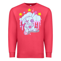 Cardinal bunny pastel goth voodoo doll t shirt Premium Sweatshirt - linhVisuals