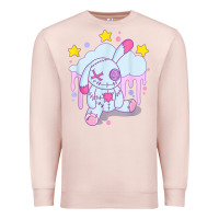 Pale Pink bunny pastel goth voodoo doll t shirt Premium Sweatshirt - linhVisuals