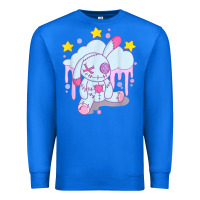 True Royal bunny pastel goth voodoo doll t shirt Premium Sweatshirt - linhVisuals