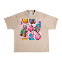 French Oak Easter Gnomies Seamless Pattern Urban Heavy Tee - BundleAndBundleShop