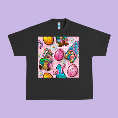 Easter Gnomies Seamless Pattern Urban Heavy Tee Designed By Bundleandbundleshop
