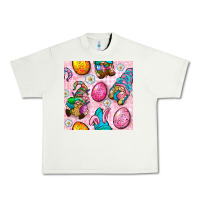 Pistachio Easter Gnomies Seamless Pattern Urban Heavy Tee - BundleAndBundleShop