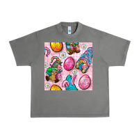 Tornado Easter Gnomies Seamless Pattern Urban Heavy Tee - BundleAndBundleShop