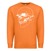 Carrot creepy cool egirl eboy pastel goth vaporwave glitch skull sweatshirt Premium Sweatshirt - linhVisuals