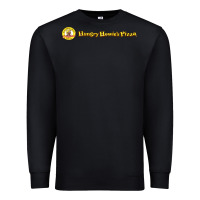 Black howies pizza Premium Sweatshirt - linhVisuals