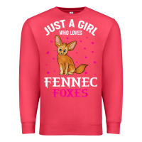 Cardinal fennec fox just a girl who loves fennec foxes t shirt Premium Sweatshirt - linhVisuals