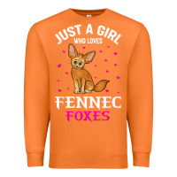 Carrot fennec fox just a girl who loves fennec foxes t shirt Premium Sweatshirt - linhVisuals