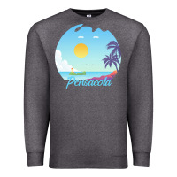 Charcoal Heather pensacola t  shirt no place like pensacola t  shirt Premium Sweatshirt - linhVisuals