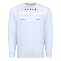 White donald trump 2024 take america back election   the return sweatshirt Premium Sweatshirt - linhVisuals