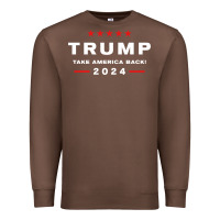 Chestnut donald trump 2024 take america back election   the return sweatshirt Premium Sweatshirt - linhVisuals