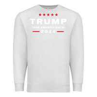 Oatmeal Heather donald trump 2024 take america back election   the return sweatshirt Premium Sweatshirt - linhVisuals