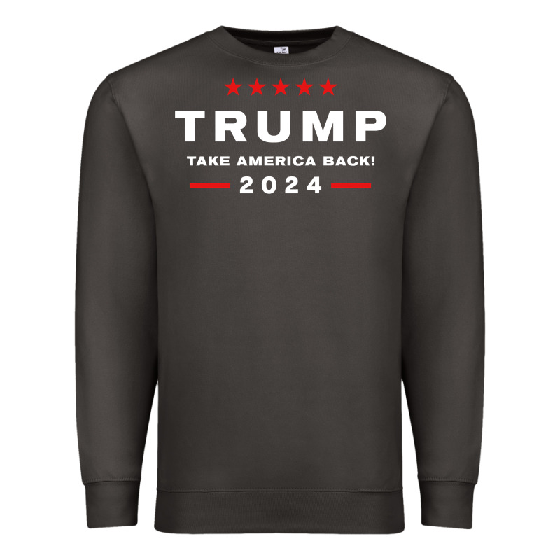 Donald Trump 2024 Take America Back Election   The Return Sweatshirt Premium Sweatshirt by linhVisuals | Teevron