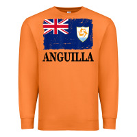 Carrot flag of anguilla   anguilla banner t shirt Premium Sweatshirt - linhVisuals