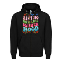 Black ain't no hood like mother hood Zipper Hoodie - JahusDesignShop