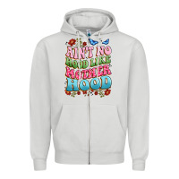 Dove Grey ain't no hood like mother hood Zipper Hoodie - JahusDesignShop